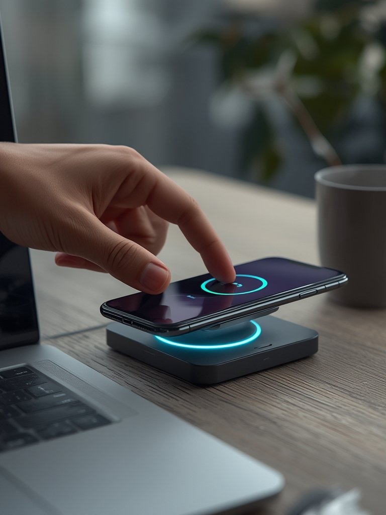 Wireless Charging Stand - Illustration 2