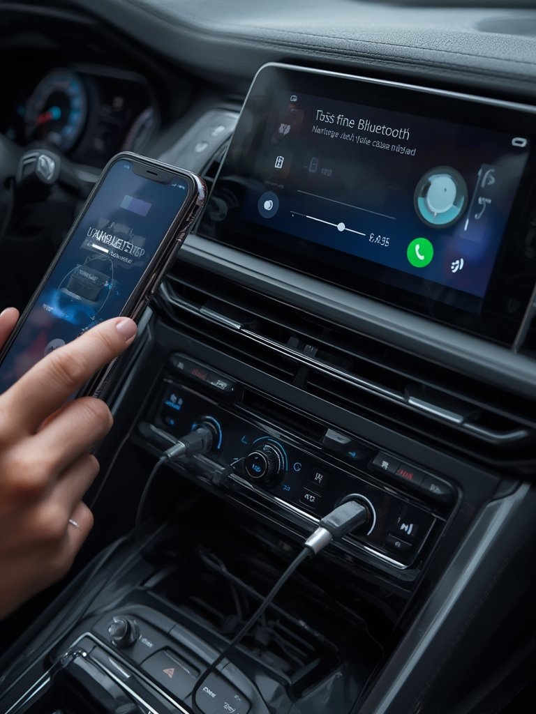 bluetooth transmitter in action