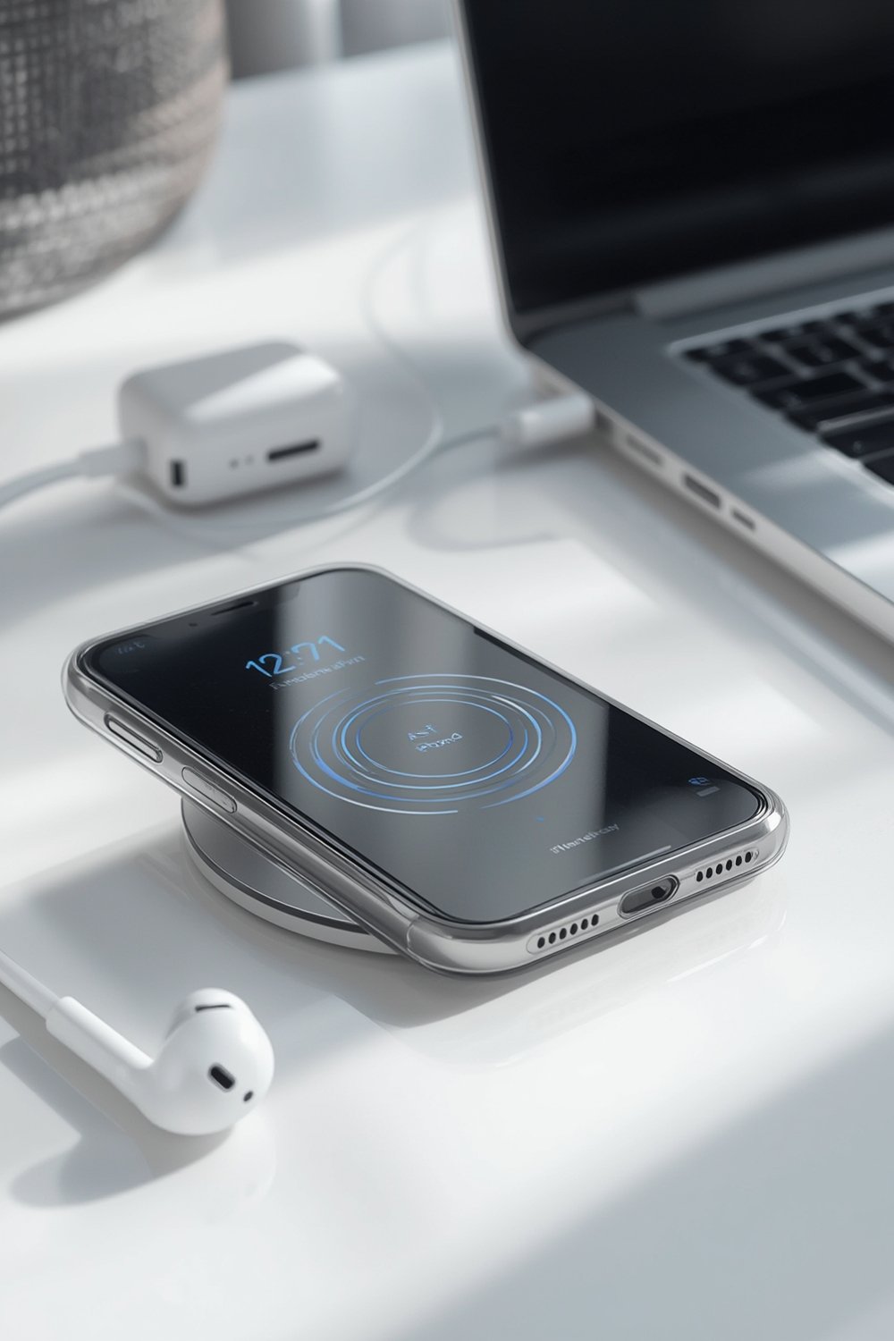 magsafe charger in action