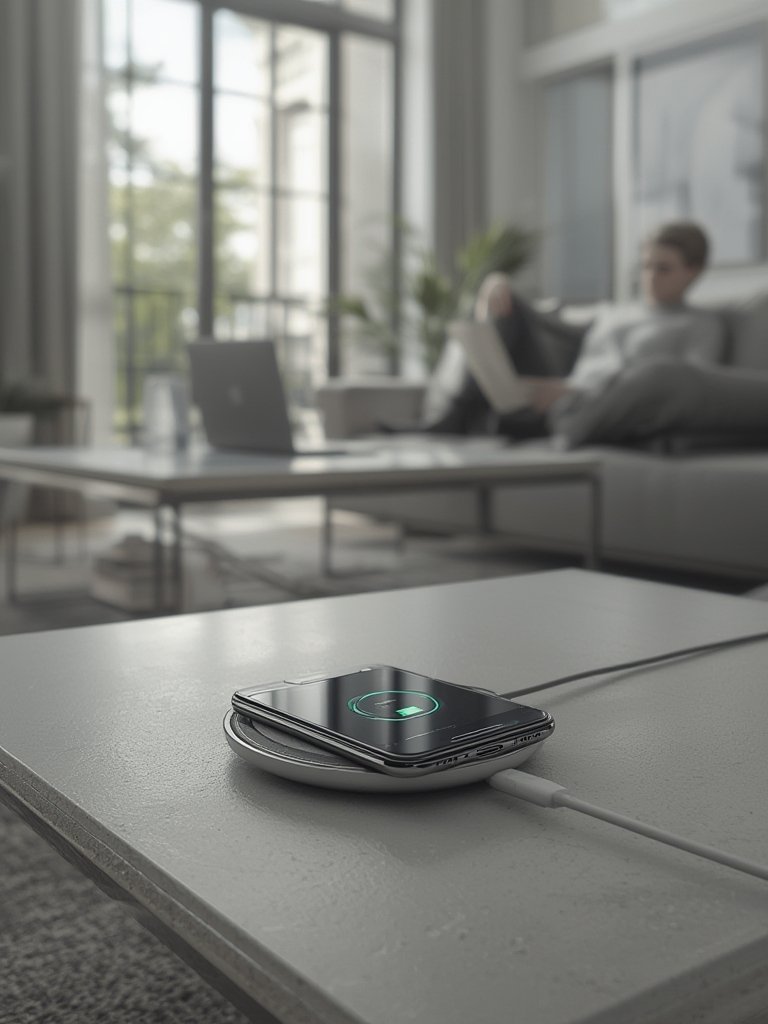 Fast Wireless Charging Pad - Illustration 3