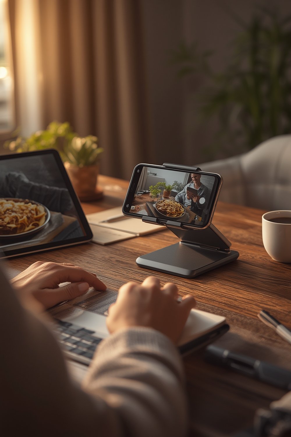 Foldable Phone Stand Multi-Angle - Illustration 3