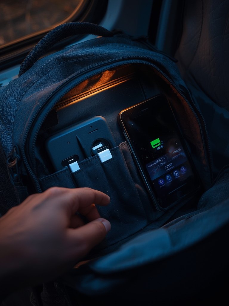 Belkin Portable Charger, USB-C Power Bank 20000 mAh w/ 2 USB-A Ports, 15W in action